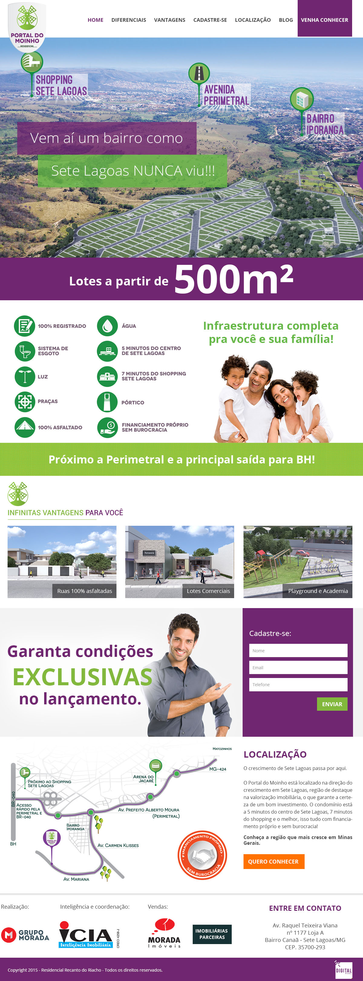Landing Page para Imobiliárias