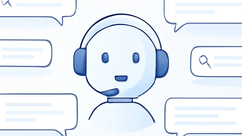 conceito de inteligência artificial respondendo perguntas de negócios, representando GEO e AI Overviews