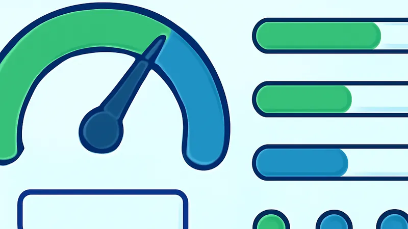 painel de métricas de performance Core Web Vitals para WordPress