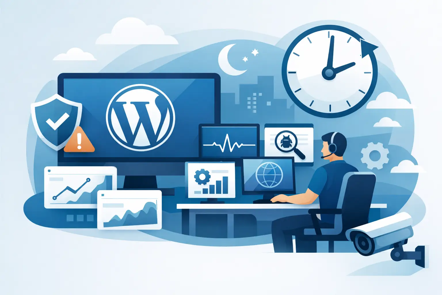 Monitoramento 24 horas WordPress vale a pena?