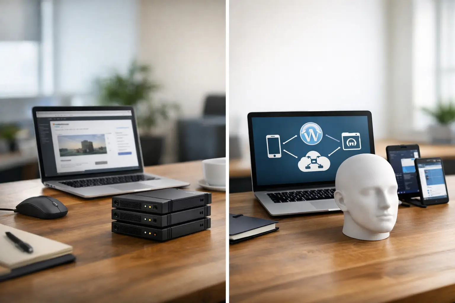 CMS tradicional versus WordPress headless