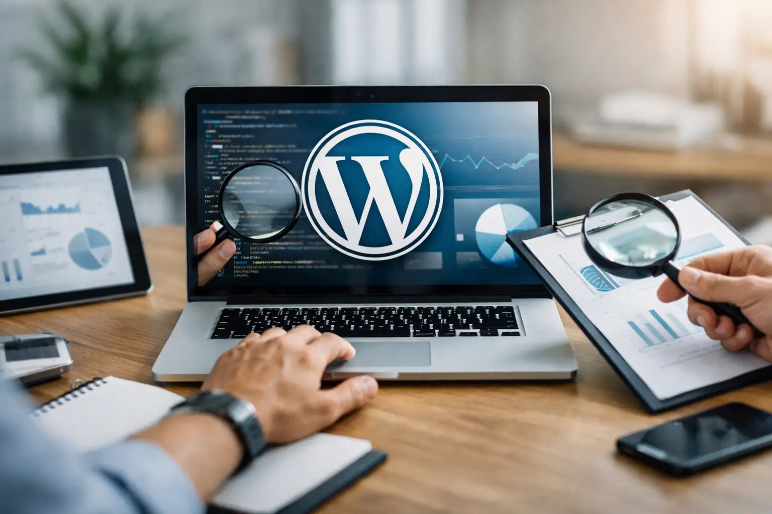 Como auditar site WordPress corporativo